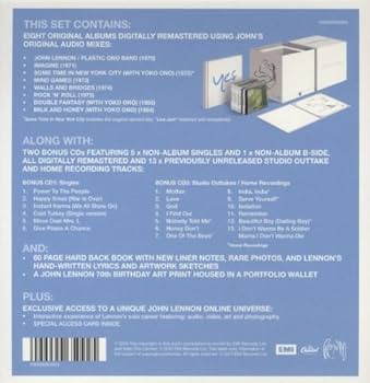ジョン・レノンBOX John Lennon Signature Box Japanese Cd album box set